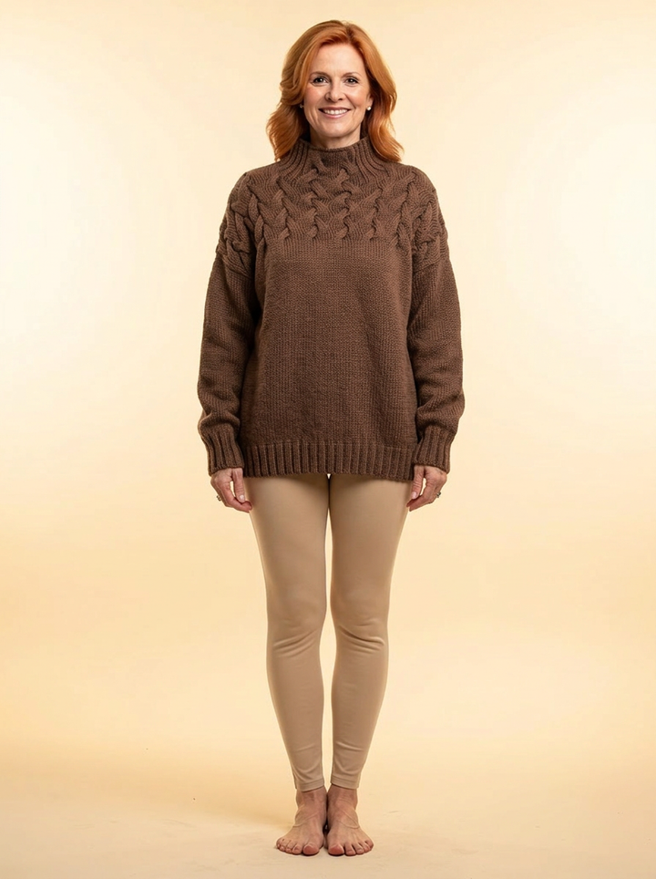 Elena | Warm Knitted Turtleneck