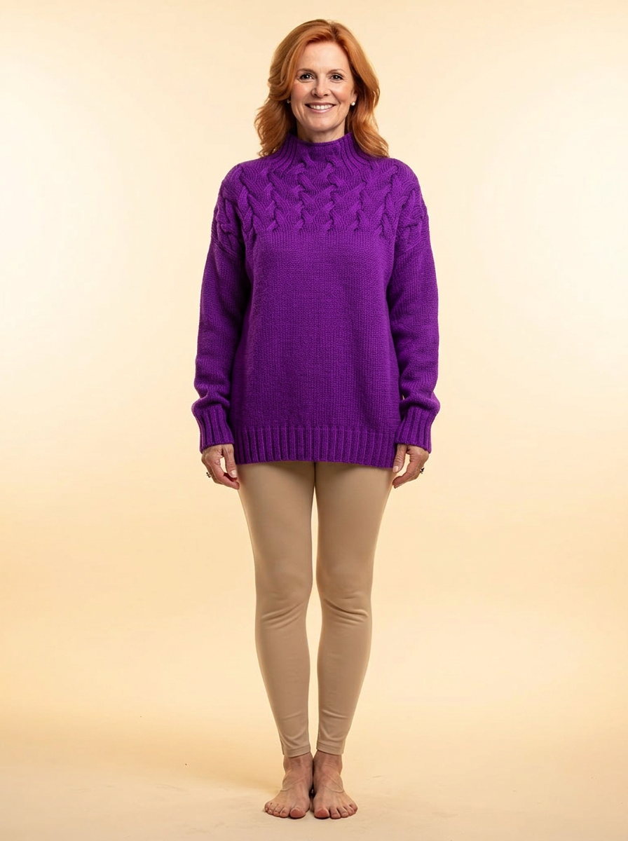 Elena | Warm Knitted Turtleneck