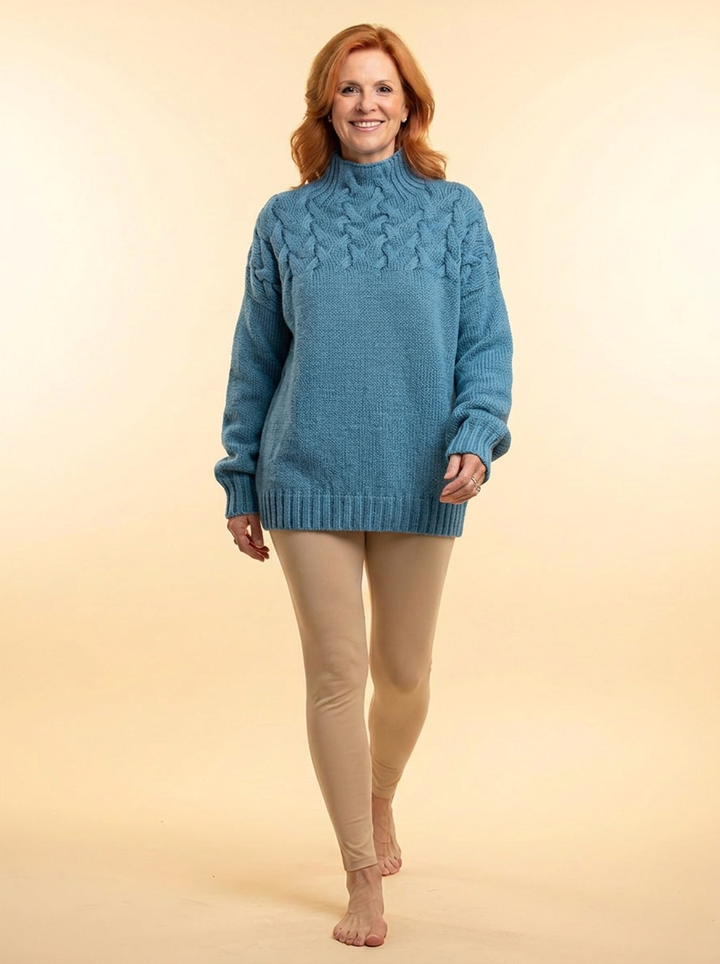 Elena | Warm Knitted Turtleneck