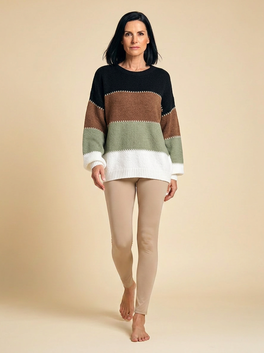 Harper | Women Spring Colorblock Sweater