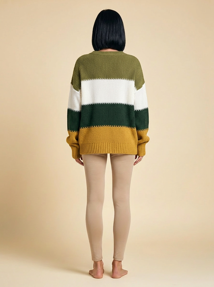 Harper | Women Spring Colorblock Sweater