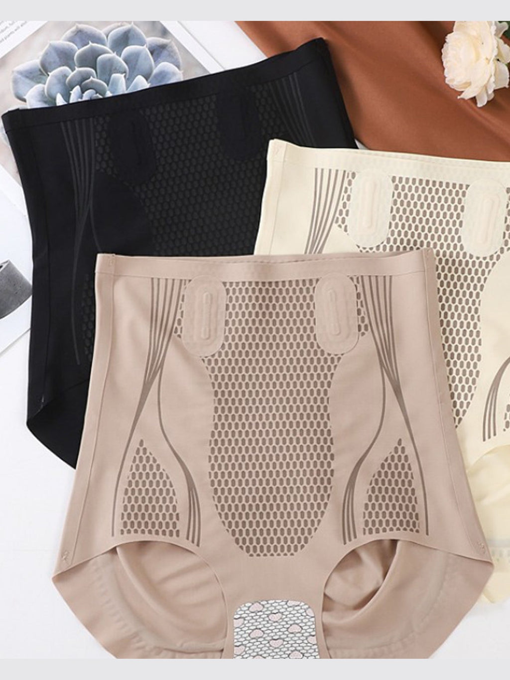 Marlene | High-Waist Seamless Control Briefs